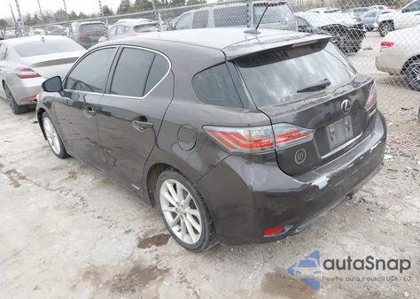2012 Lexus Ct 200H Premium z USA, uszkodzony, nr VIN JTHKD5BH7C2081633